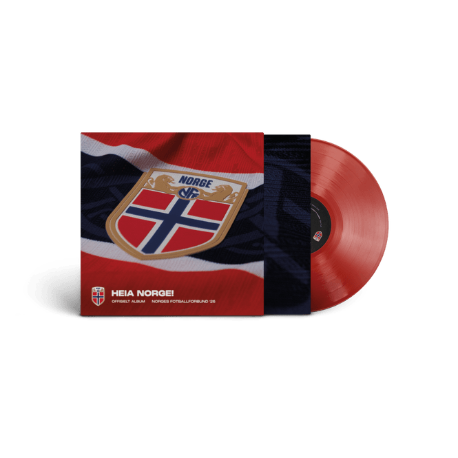 Hovedbilde Norges Fotballforbund -Heia Norge! - Rød Vinyl 