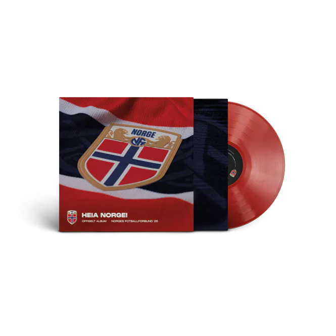 Hovedbilde Norges Fotballforbund -Heia Norge! - Rød Vinyl 